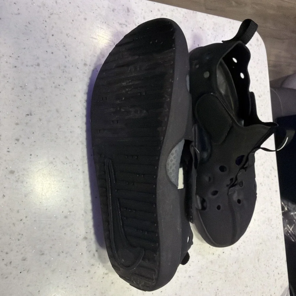 Nike Sunray Protect 4 (TD) Black White Fisherman Sandals Kids 3Y Water Shoes